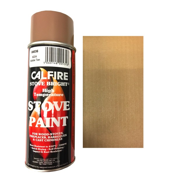 Stovebright High Temperature Paint - (400ml Aerosol) - Adobe Tan