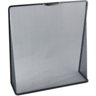 24'' Wedge Fire Screen - The Noble Collection - Black