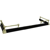 6 Ball Fire Fender 48 to 60'' - Black & Brass