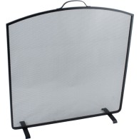 Custom Size Arched Top Fire Screen - The Noble Collection - Black