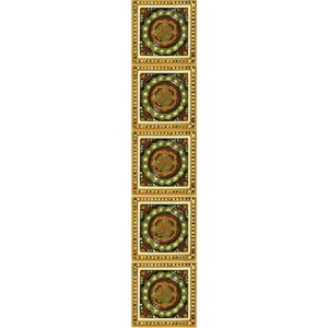 HEB234 / LGC095 Fireplace Tiles - Tube Lined (Set of 10)