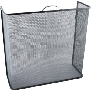 Custom Size Box Open Fire Screen - The Noble Collection - Black