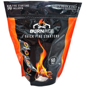 Bulk BURNACE Quick Firelighters 50 Sachets (20 Packs)