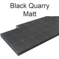 Black Quarry Tile Sample